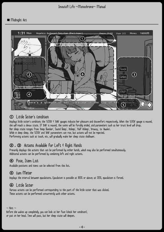 Wolf RPG Imouto!? Life ~Monochrome~ 4