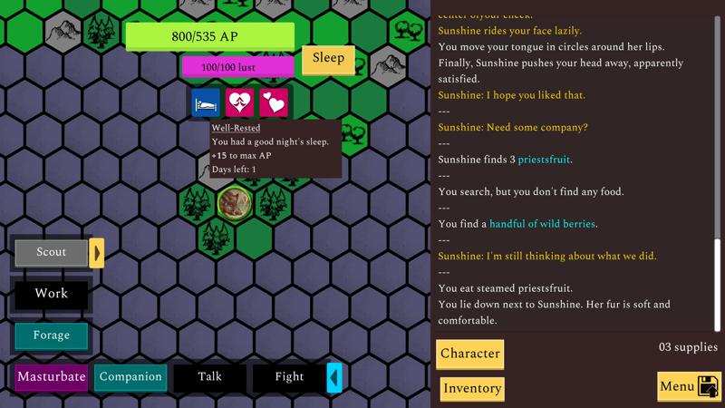 Lusty Continent: Text-based furry RPG 1