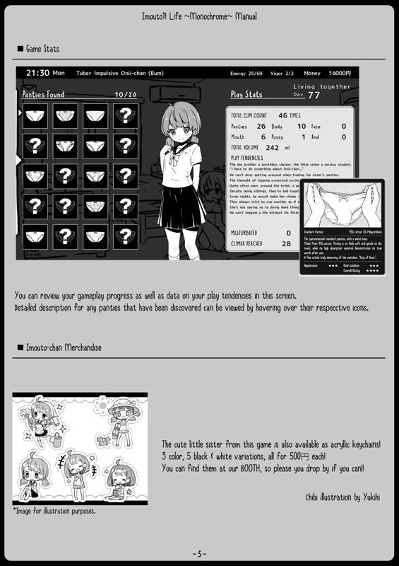 Wolf RPG Imouto!? Life ~Monochrome~ 5
