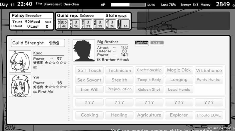 Wolf RPG Completed Living With Sister: Monochrome Fantasy 5
