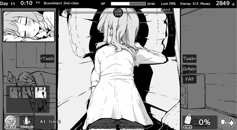Wolf RPG Completed Living With Sister: Monochrome Fantasy 6